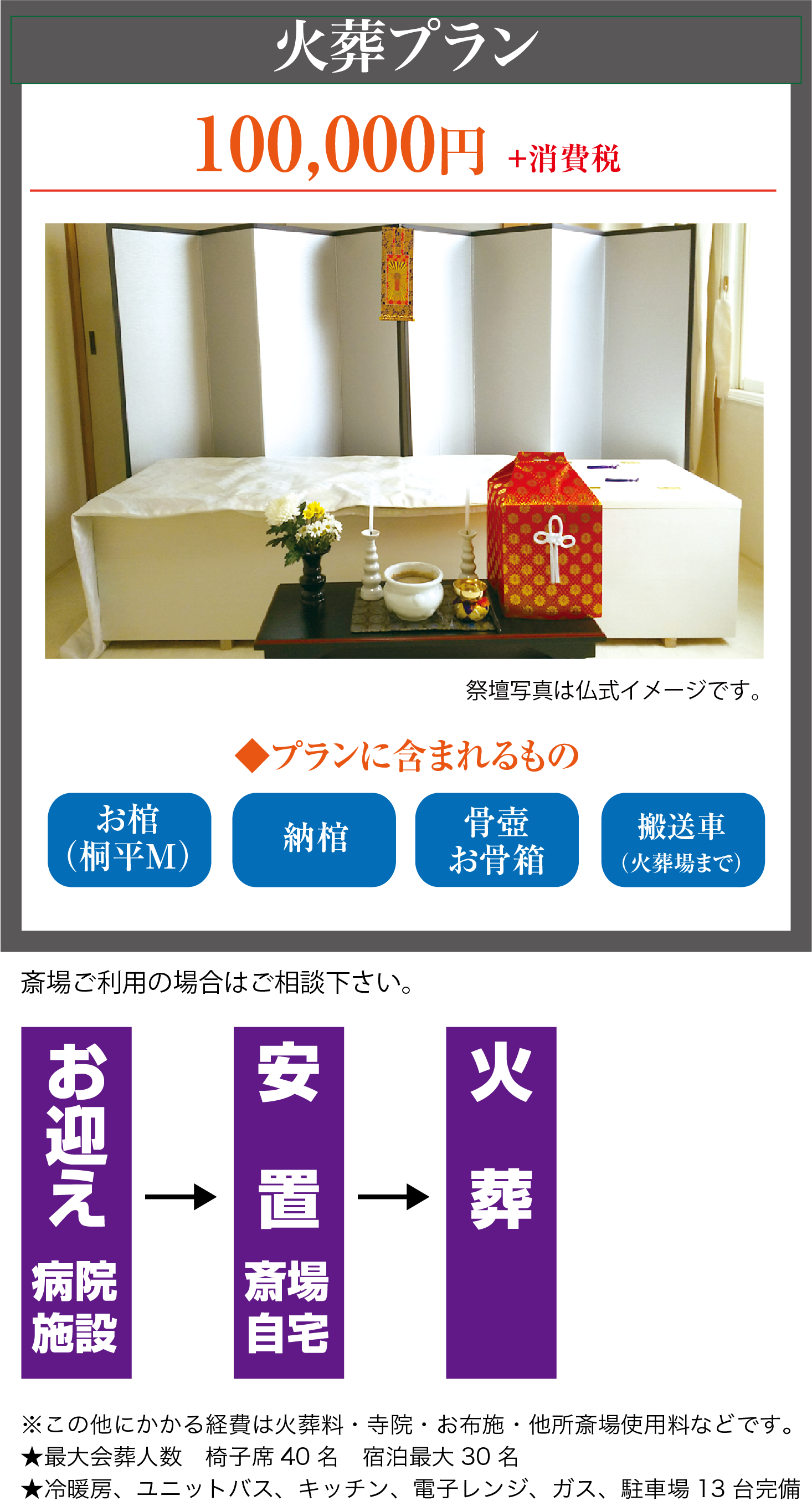 セレモニーほの香 火葬プラン